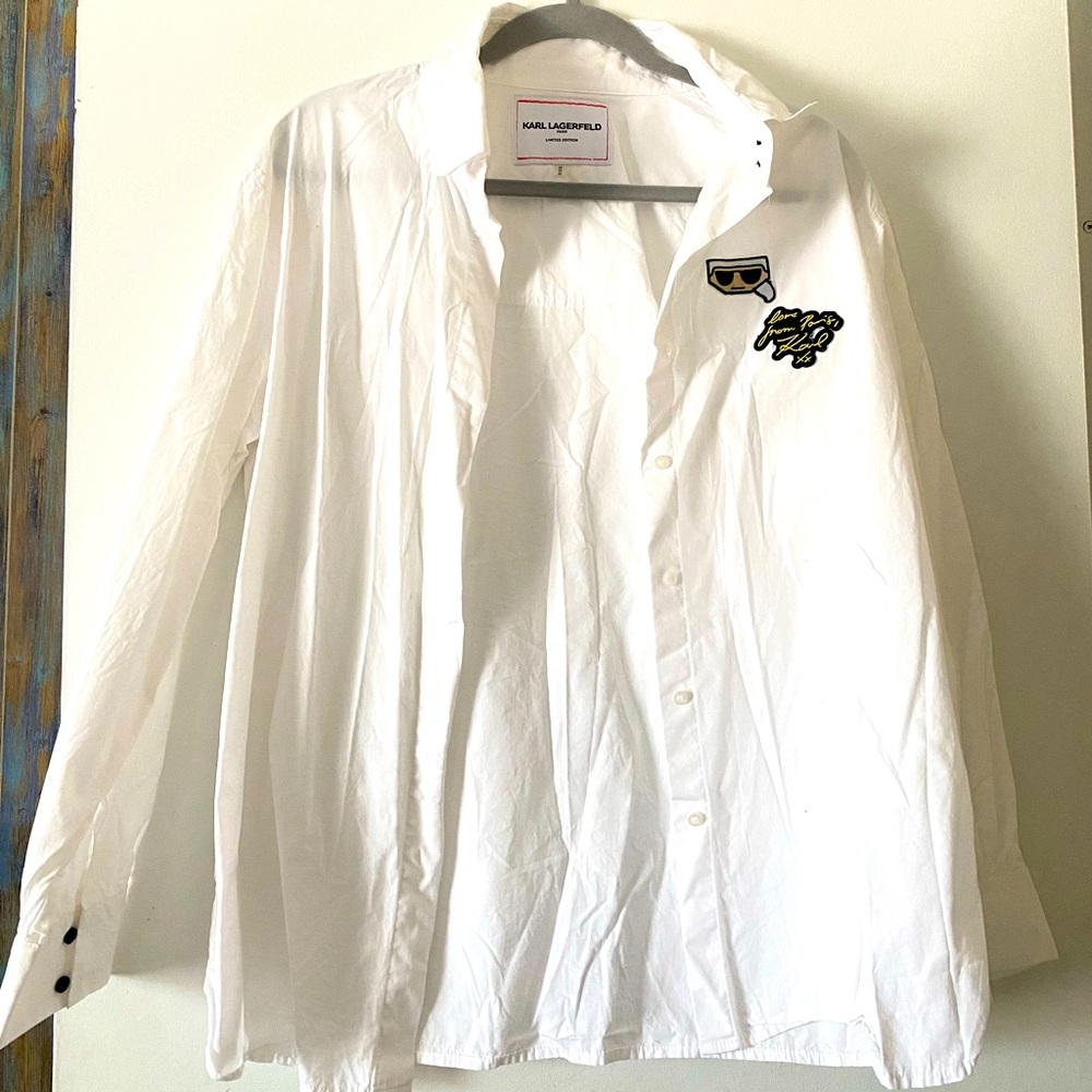 Button down shirt long oversized